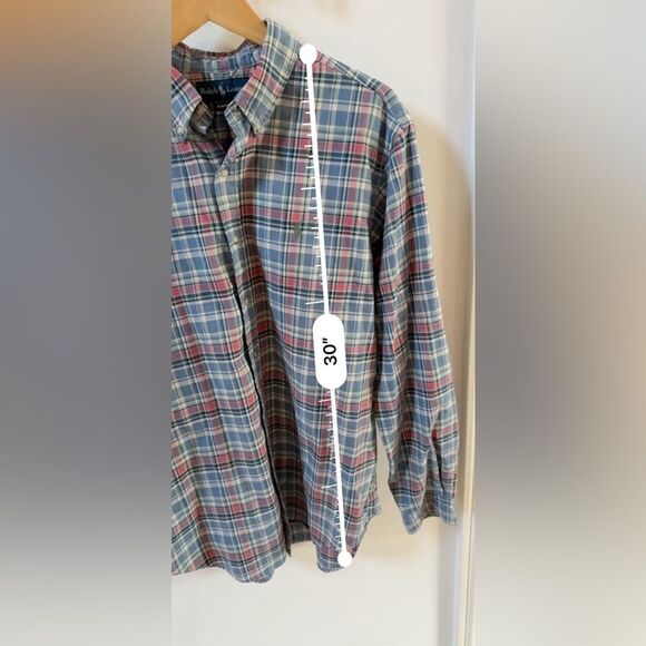 Polo Ralph Lauren Checkered Plaid Flannel Button Down XL NWOT - Picture 7 of 12